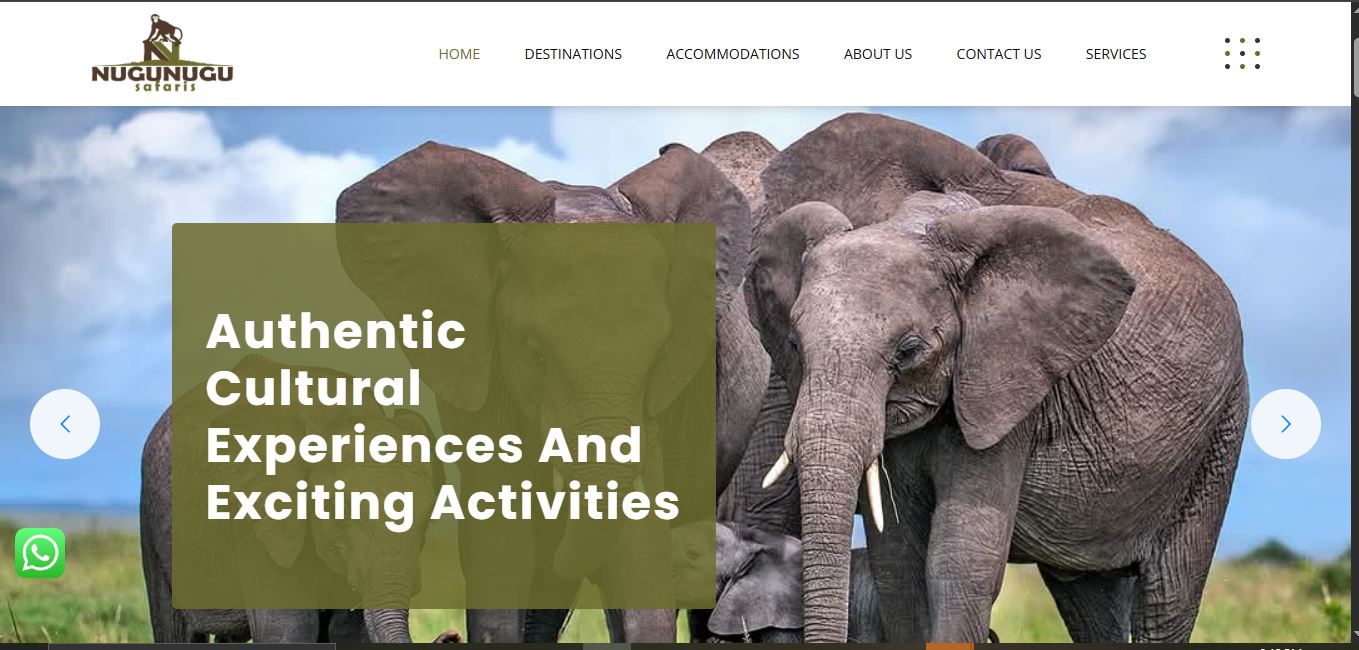 A computer screen showing a website preview